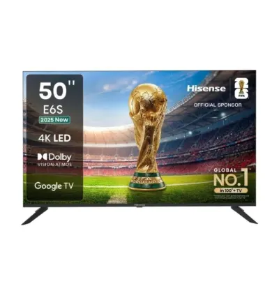 Hisense 126 cm (50 inch) Ultra HD (4K) LED Smart Google TV with HDR10 , Dolby Vision-Atmos at ₹26,990
