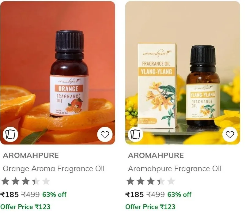 Upto 63% Off on Home Fragrances Starting from ₹185