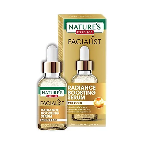 Nature’s Essence 24K Liquid Gold Radiance Boosting Serum | Face Serum For Glowing Skin, 30Ml at ₹229