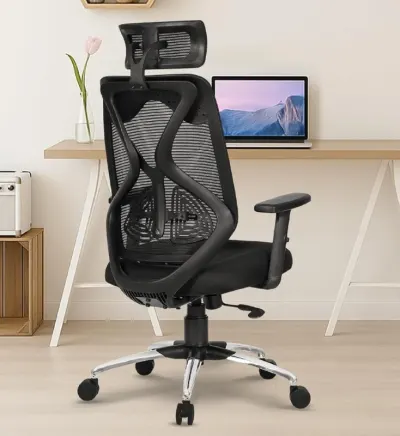 Da URBAN® Merlion Office Chair,High Back Mesh Ergonomic Home Office Desk Chair with 3 Years Warranty at ₹4,199