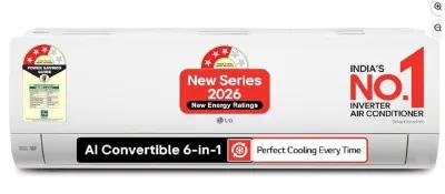 LG 1.5 Ton 3 Star, Smart Inverter Split at ₹33,240