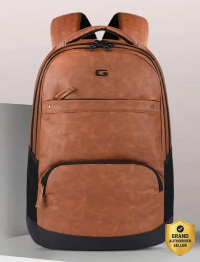 Gear Large 33 L Laptop Backpack Vintage 2 Leather without Anti Theft at ₹575