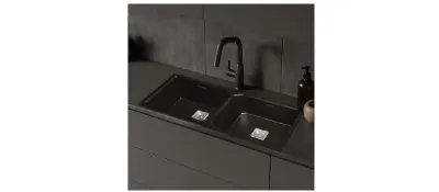 Hindware BLACP91001 Quartz Sink 45x 20x 10 at ₹12,000