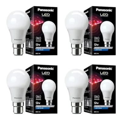 Panasonic 9 Watt Motion Sensor B22 Led Bulb for Home with 3 at ₹569