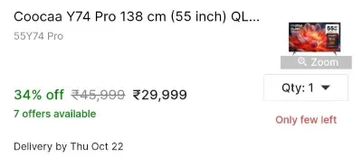 29999 at ₹29,999