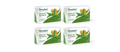 Himalaya Neem & Turmeric Soap, 75g (Pack of 4) at ₹71