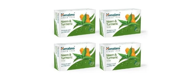 Himalaya Neem & Turmeric Soap, 75g (Pack of 4) at ₹71