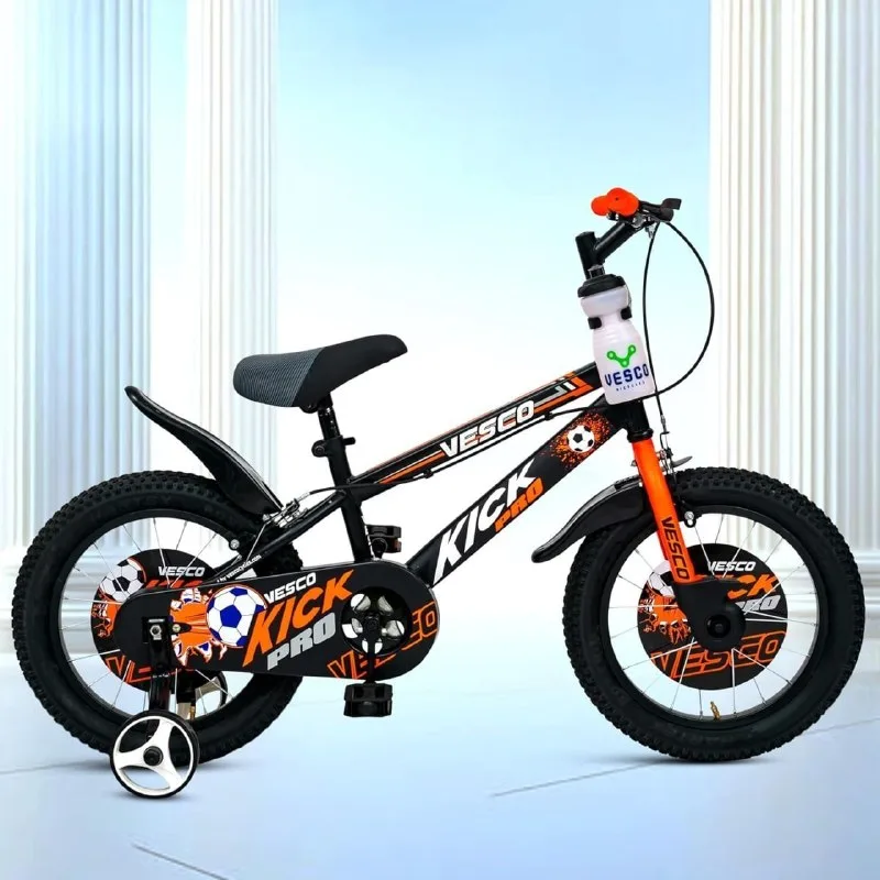VESCO Kick Pro 16T Kids Cycle with Side Wheels | Rigid Suspension | 11 Inches Frame at ₹3,499