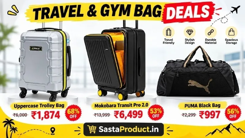 Travel & Gym Bag Deals! Up to 68% OFF