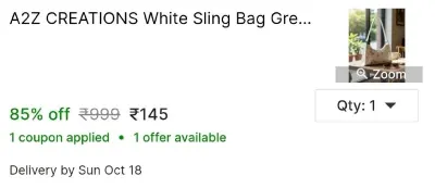 145 at ₹145