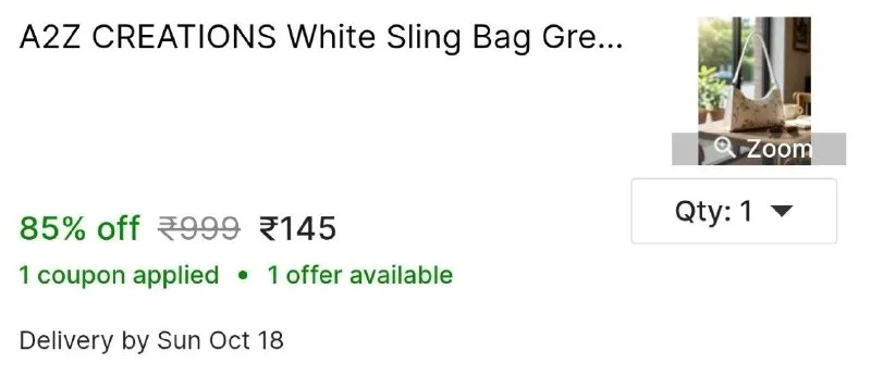 145 at ₹145