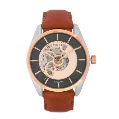 Timex 44mm Black Dial Automatic Men Watch at ₹4,263