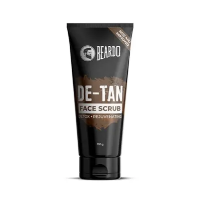 BEARDO De-Tan Face scrub for Men, 100g | Blackhead & Tan Removal | Dual Bead Exfoliation | Coffee Detox | Oil Control at ₹175