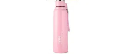 Cello. Puro Steel-X Benz Insulated Bottle 900 ml (Pink) at ₹286
