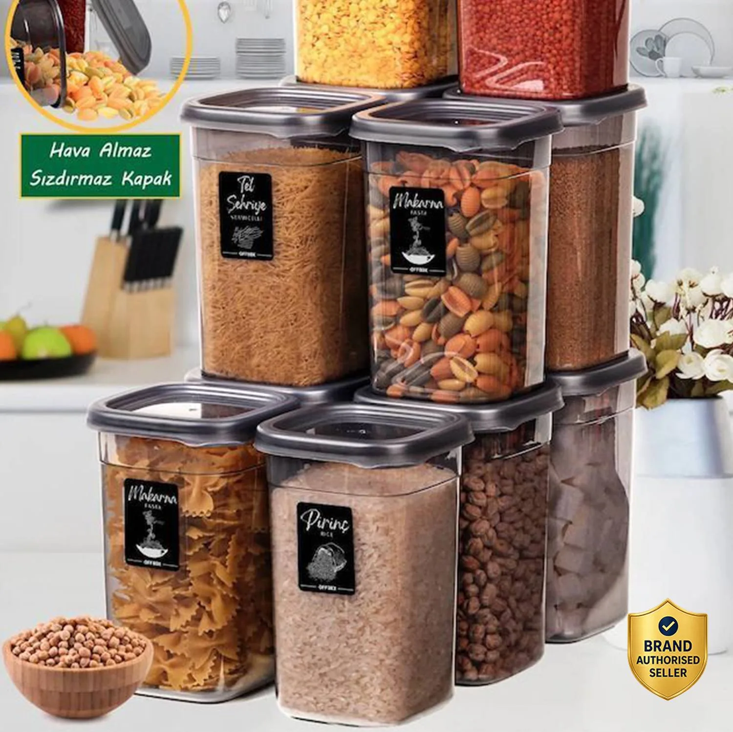 3D Grocery Containers Pack Of 3 at ₹159