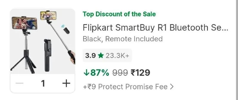Selfie Stick at ₹129