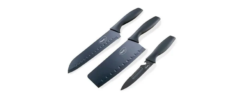 Pigeon By Stovekraft Edge High Grade Stainless Steel 3 Pcs Kitchen Knife Set at ₹371