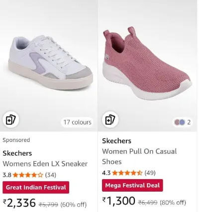 Upto 80% Off On Skechers Shoes