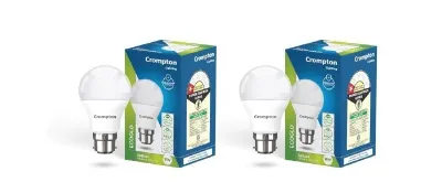 Crompton Param LED Bulb | 9W Pack of 2 LED at ₹90
