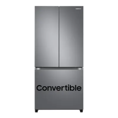 Samsung 550 L, Convertible, Digital Inverter, Frost Free French Door Refrigerator (RF57A5032S9/TL, Silver, Refined Inox) at ₹57,390