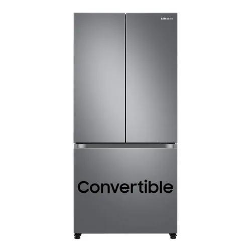 Samsung 550 L, Convertible, Digital Inverter, Frost Free French Door Refrigerator (RF57A5032S9/TL, Silver, Refined Inox) at ₹57,390