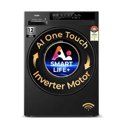 Haier 7 Kg AI One Touch, AI Smart Wash (AI-DBT), PuriSteam at ₹18,640