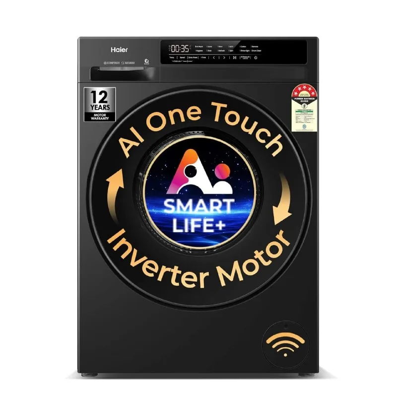 Haier 7 Kg AI One Touch, AI Smart Wash (AI-DBT), PuriSteam at ₹18,640