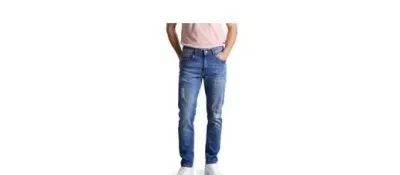 The Indian Garage Co Men's Slim Fit Mid-Rise Jeans at ₹340