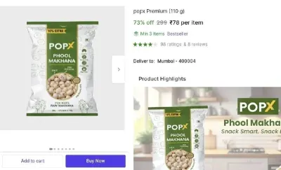 Premium Makhana (110 g) at ₹78