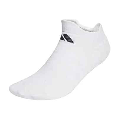 Adidas Unisex Polyester Tennis Low Sock Tennis Ankle Length Socks White/Black (M) at ₹207