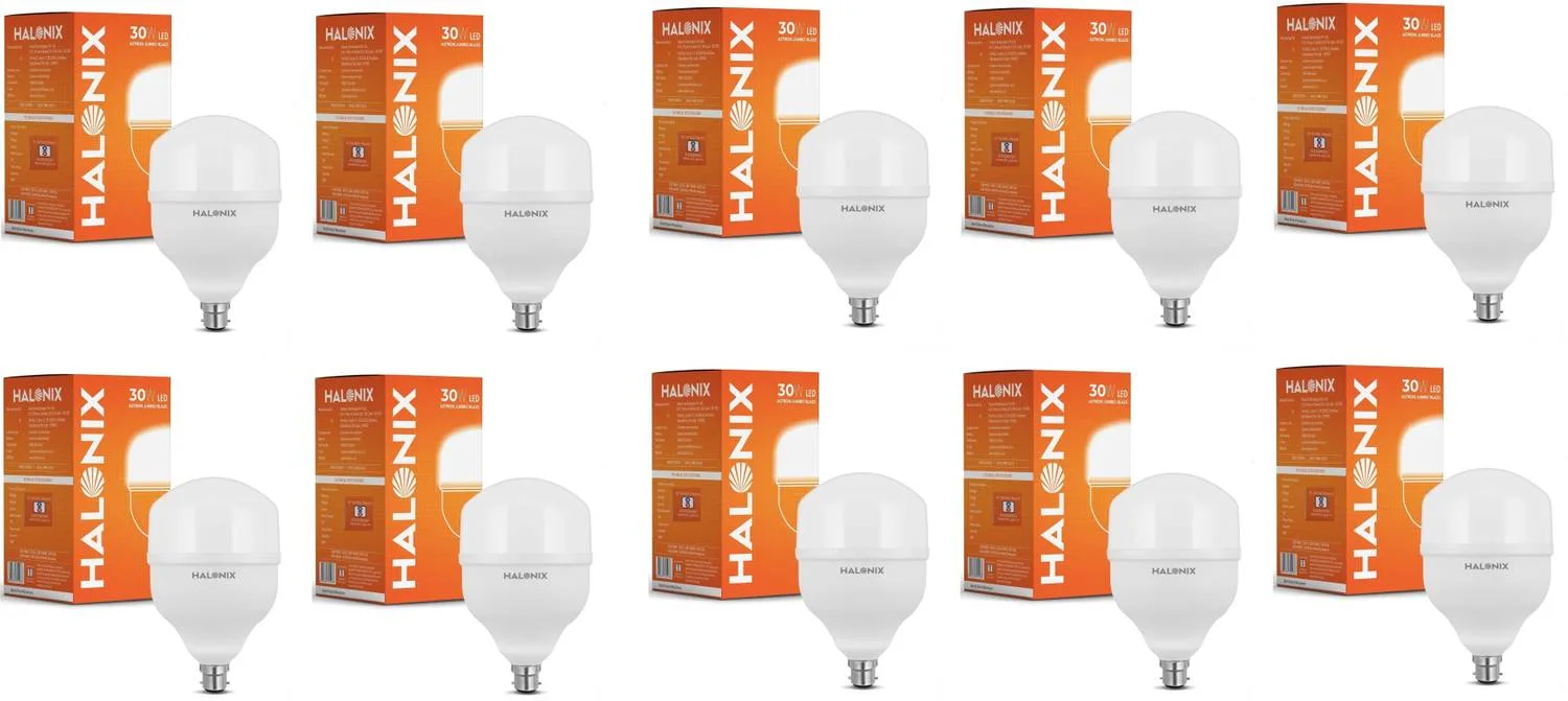 Halonix 30W LED Bulb (Pack Of 10) at ₹1,819