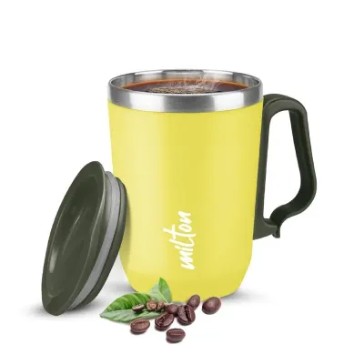 MILTON Cool Touch Coastal Coffee Mug 350 Double Walled 300 ml Inner Stainless Steel at ₹297