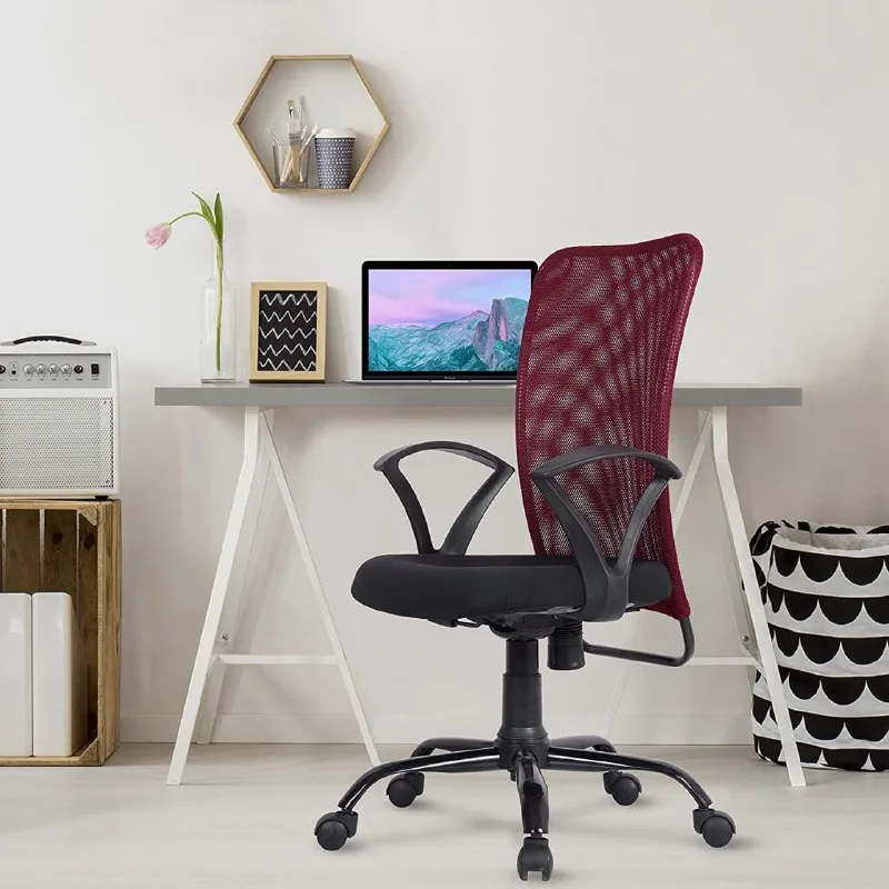 Green Soul Seoul Office Chair, Mid Back Mesh Ergonomic Home Office Desk Chair with Comfortable & Spacious Seat at ₹2,990