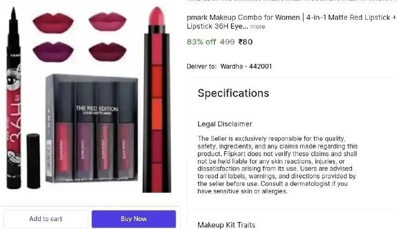 Women Makeup Combo at ₹80