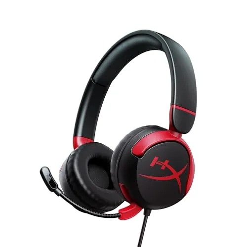 HyperX Cloud Mini – Wired Headset Compatible with PC, Chromebook, Nintendo Switch,PlayStation Controllers,Xbox Controllers,Phones,Laptops,Ta at ₹547