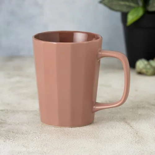 Clay Craft Fine Ceramic Armada Microwave Safe Coffee & Milk Mug, 320Ml, 1 Piece, Lilac, Mug for Coffee, Ideal for Gifting, Perfect for Home  at ₹106
