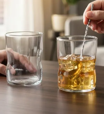 Yera Prima Austin Zest Designer Tumbler Set of 6, 210 ml Each | Tumblers for Water, Cold Drinks, Juice | Dishwasher Safe | for Daily use & G at ₹240