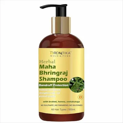 Drontika Wild & Pure Herbal Anti-Hair Fall Bhringaraja Shampoo,500 ml at ₹153