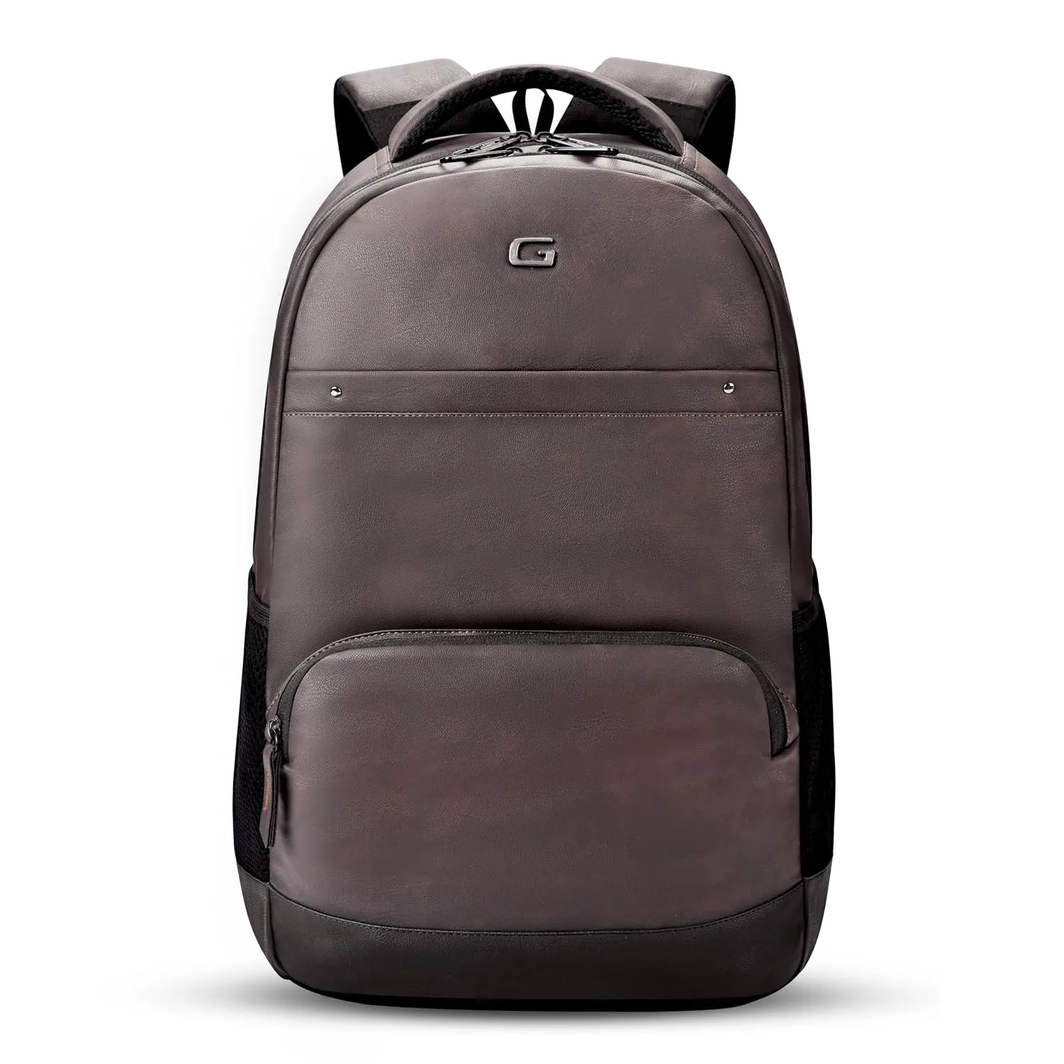 Gear Vintage2 Anti Theft Faux Leather 28 Ltrs Brown Laptop Backpack at ₹889