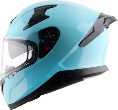 Axor Apex Solid Motorbike Helmet (Hex Blue) at ₹2,960