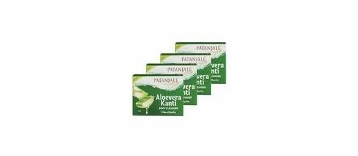 Patanjali Aloe Vera Kanti Body Cleanser Soap for Men and Women(150g at ₹89