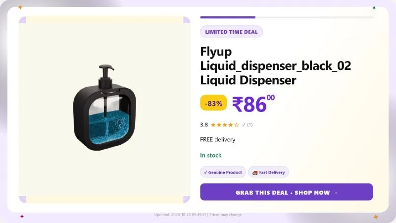 Liquid Dispenser at ₹86