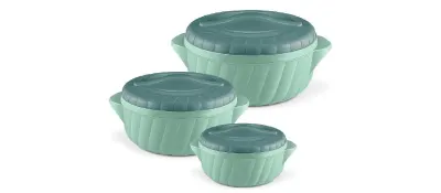 MILTON Flora Regular Set Insulated Inner Steel Casserole at ₹722