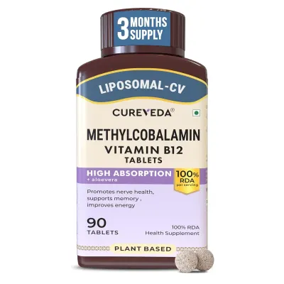 Liposomal Vitamin B12 1500 mcg (90 Tablets) at ₹399