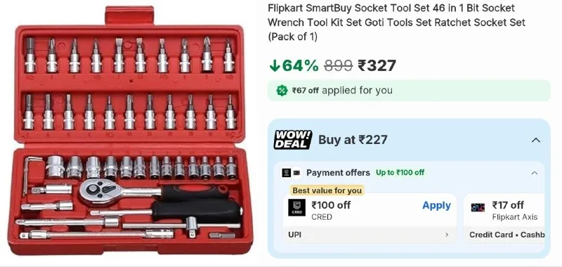 socket set 46 in 1