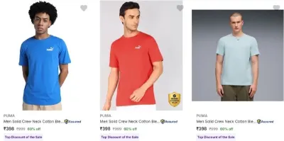 Puma T-Shirt at ₹398