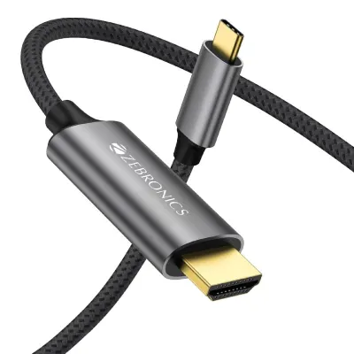 Zebronics Type C to HDMI Cable, 4K at ₹599