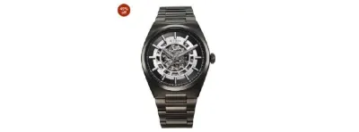 Titan Nexus Skeletal Automatic Analog with Gun Dial Gun Stainless Steel at ₹10,812