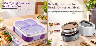 Grab : Upto 31% OFF On VAYA Lunch Box