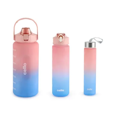 CELLO All Day Set of 3 Pieces Water Bottles at ₹359